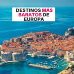 los países más baratos de europa para viajar