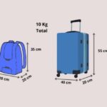 medidas de una maleta para viajar en avión